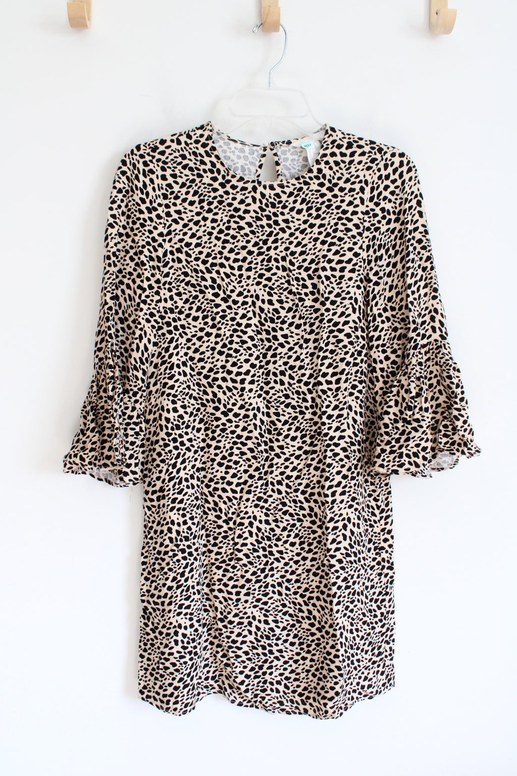 H&M Tan & Black Spotted Dress | 2