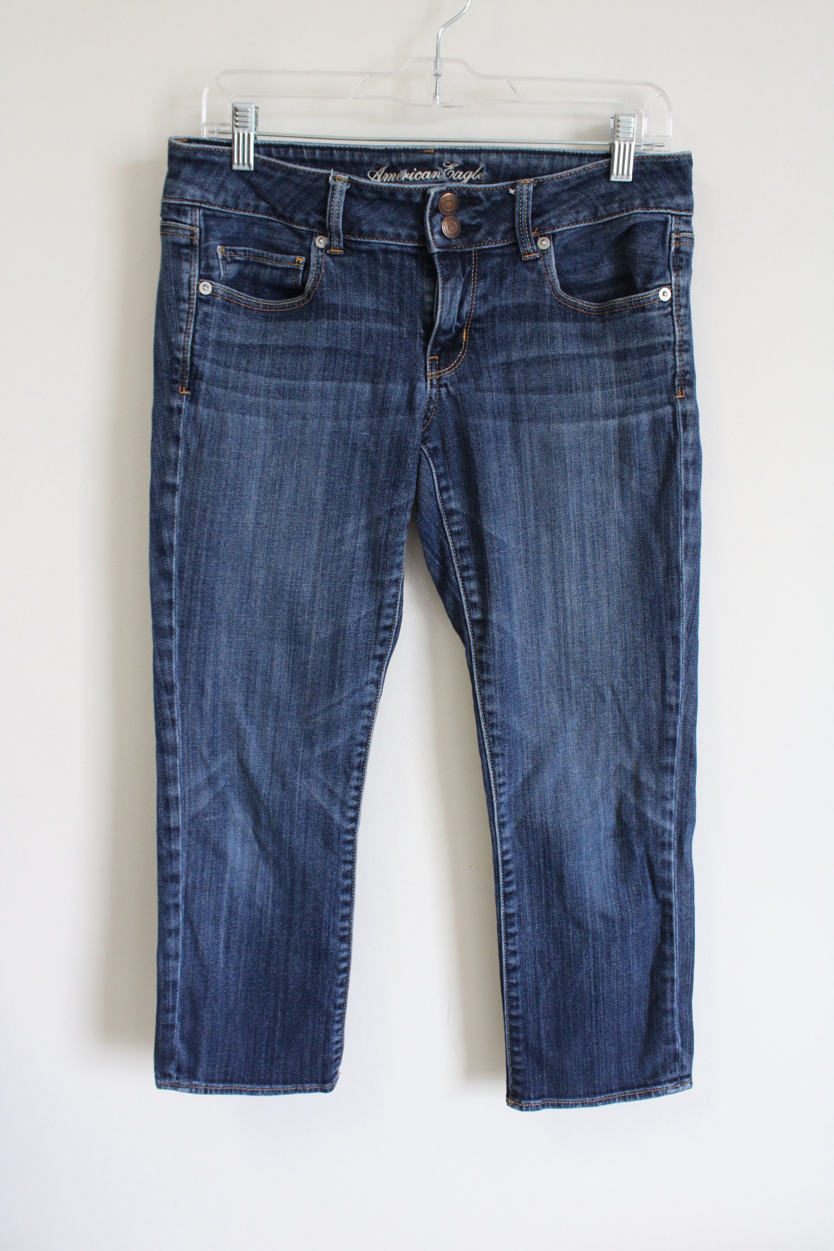 American Eagle Dark Wash Artist Jeans | 8