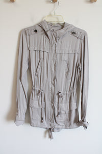 Aeropostale Gray Cargo Jacket | S