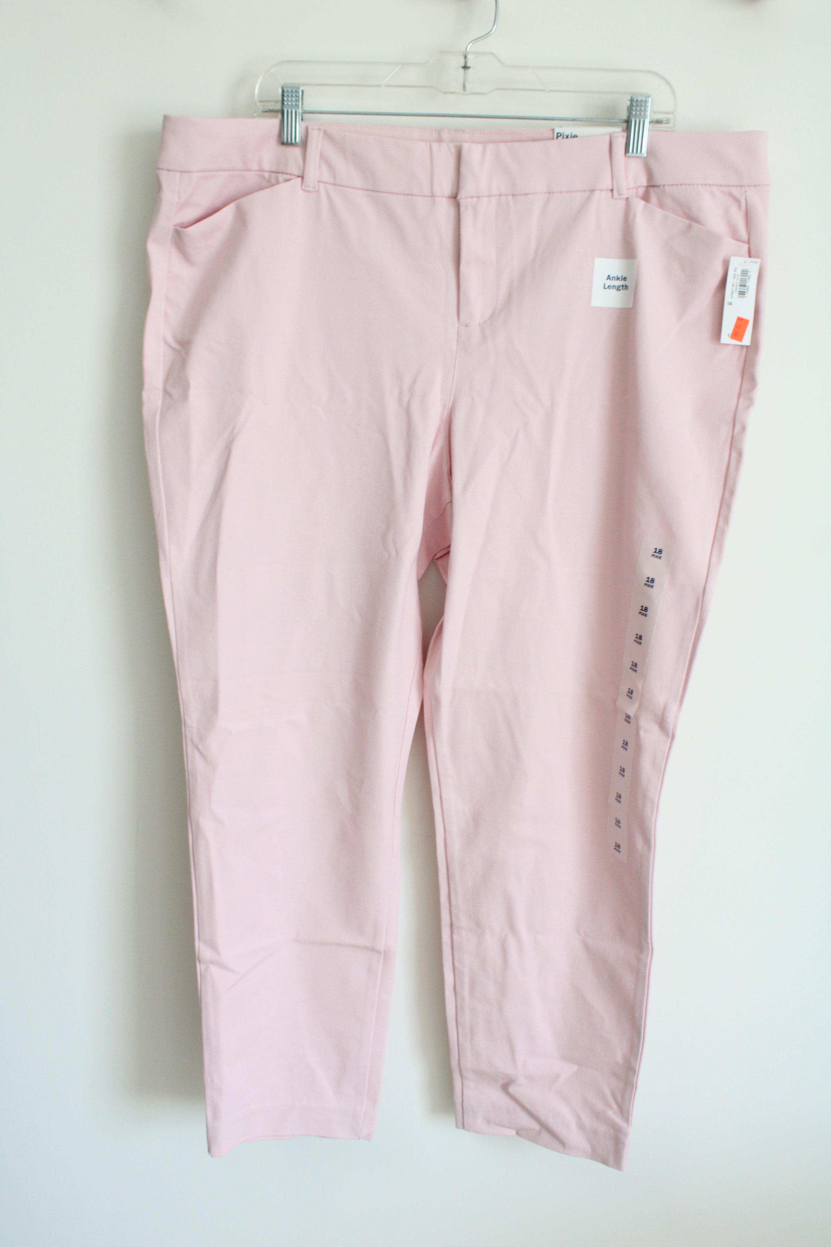 NEW Old Navy Pixie Ankle Length Pink Pant | 18