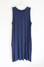 Time And Tru Navy Sleeveless Dress | XL