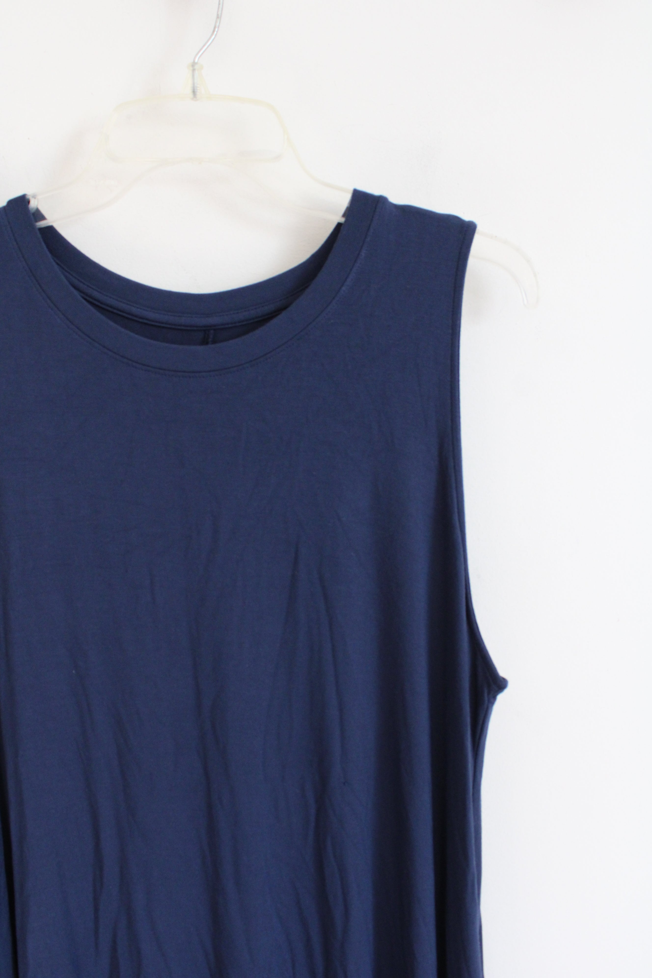 Time And Tru Navy Sleeveless Dress | XL