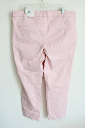 NEW Old Navy Pixie Ankle Length Pink Pant | 18