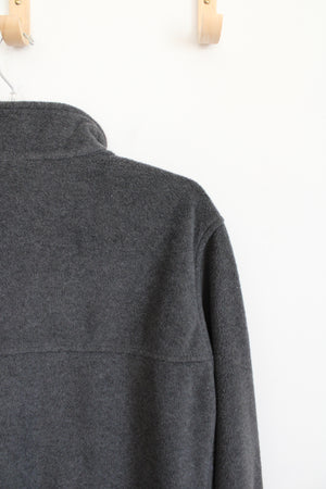 Columbia Dark Gray Full Zip Jacket | L