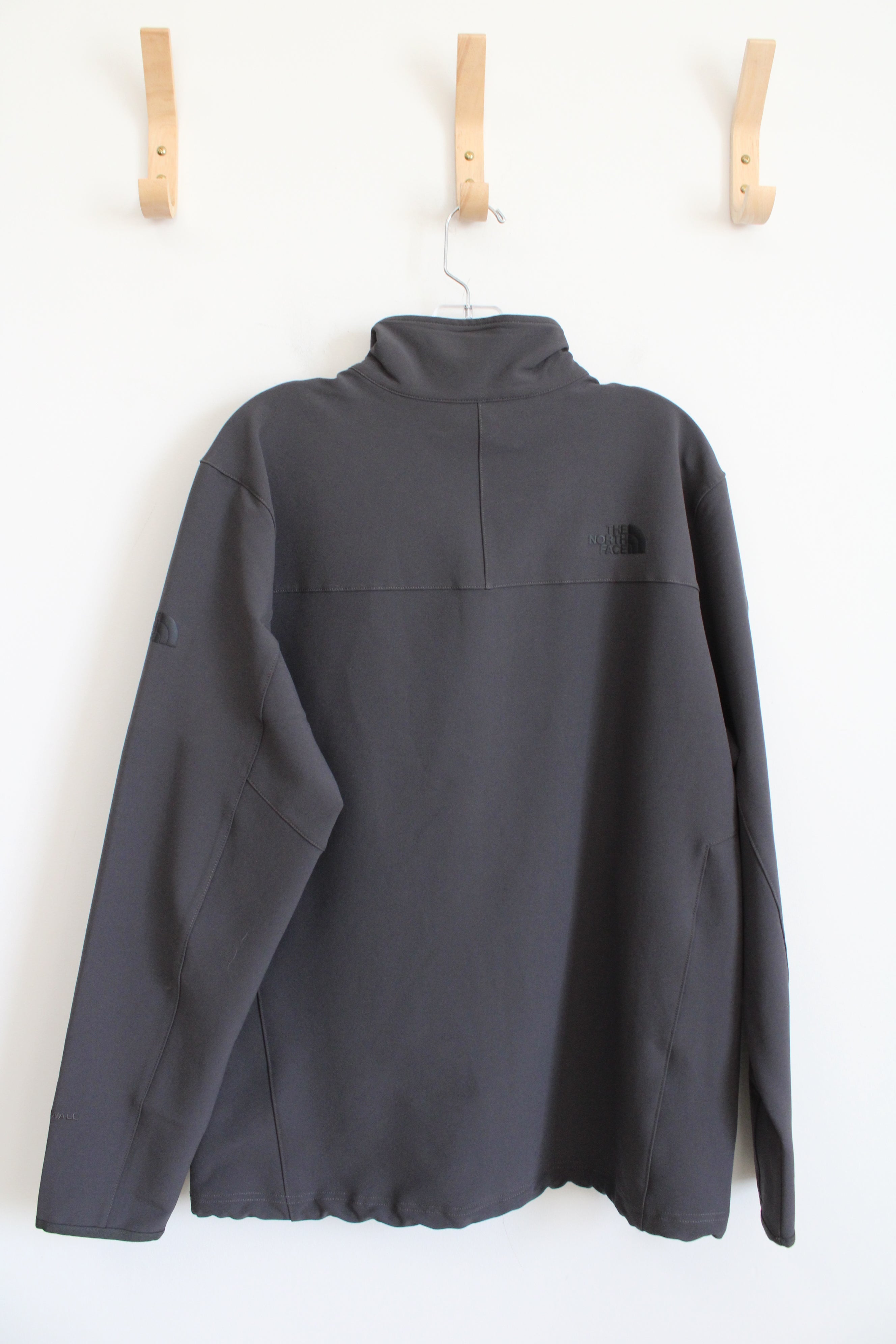 The North Face Gray Full Zip Jacket | L