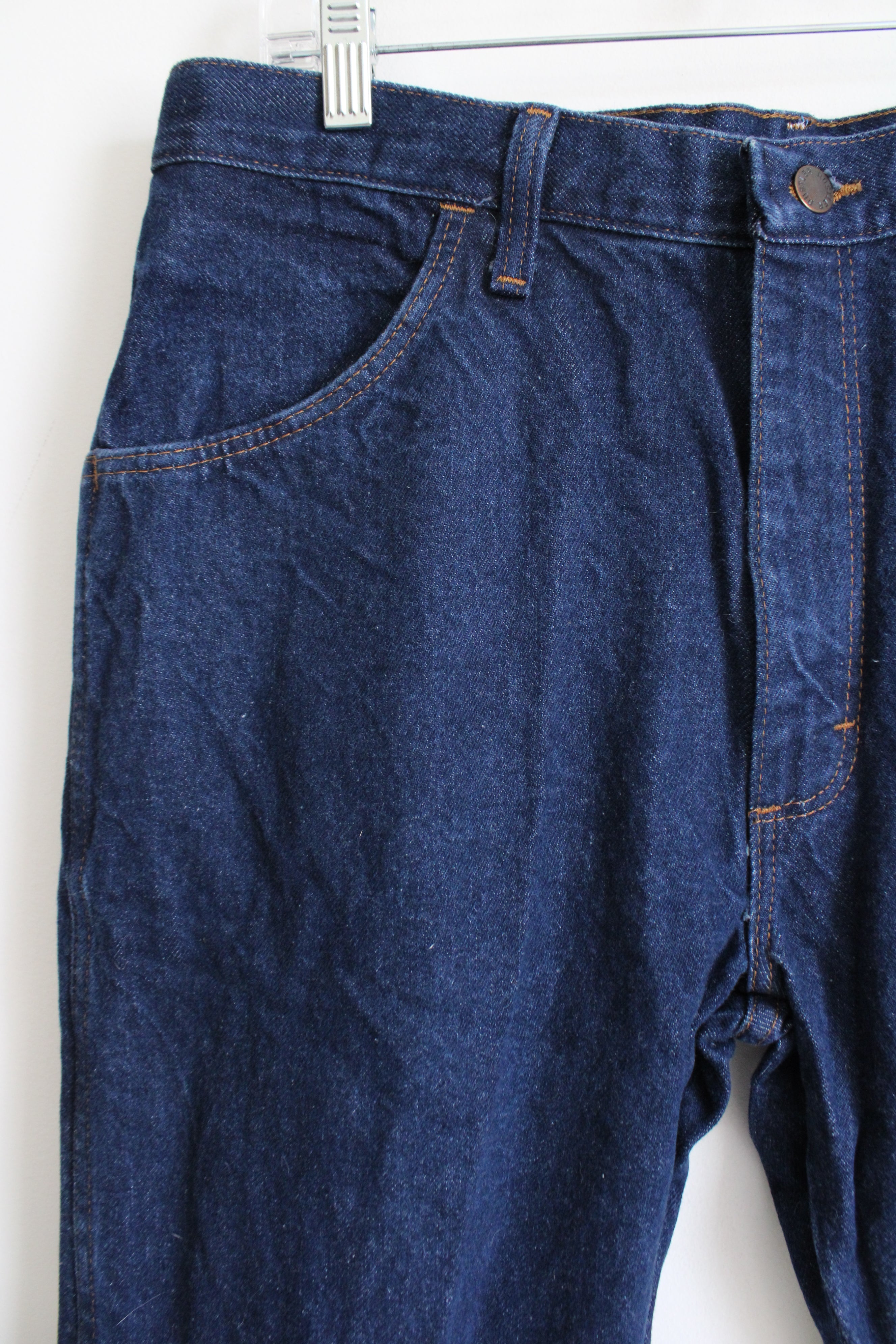 Rustler Blue Dark Wash Jeans | 36X29