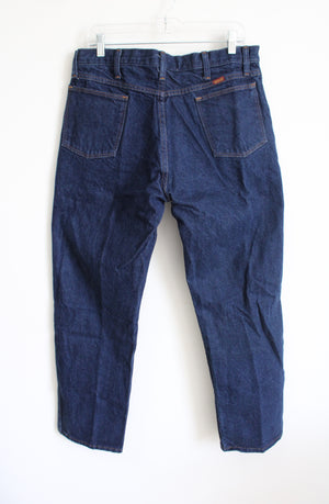 Rustler Blue Dark Wash Jeans | 36X29