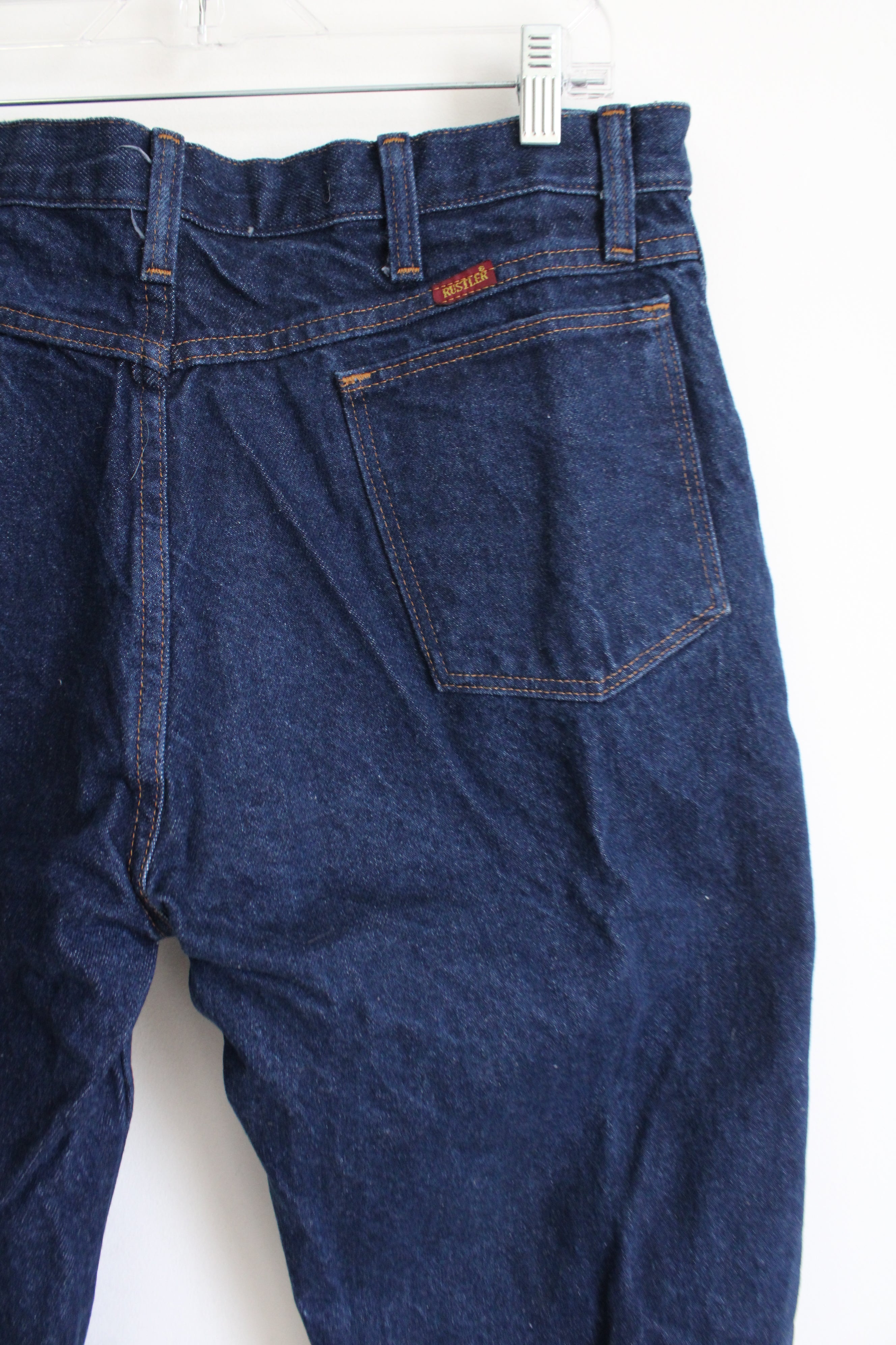 Rustler Blue Dark Wash Jeans | 36X29