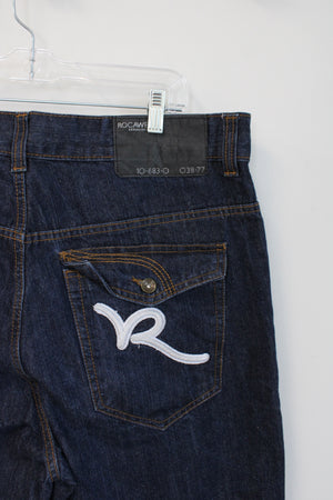 Rocawear Dark Wash Jean Shorts | 38