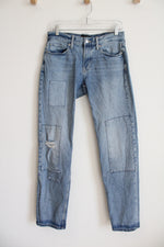 Free Assembly Distressed Patched Jeans | 30X32