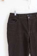 Lee Relaxed Fit Dark Brown Pants | 8 Short