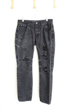 Switch Remarkable Distressed Black Jeans | 32X32