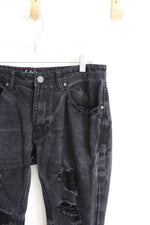 Switch Remarkable Distressed Black Jeans | 32X32