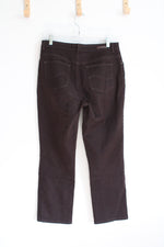 Lee Relaxed Fit Dark Brown Pants | 8 Short