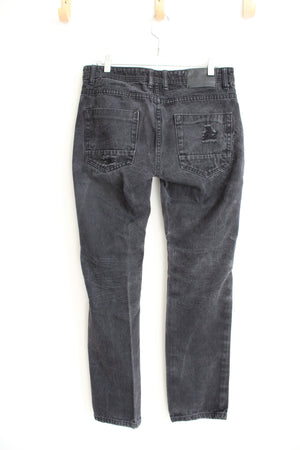 Switch Remarkable Distressed Black Jeans | 32X32