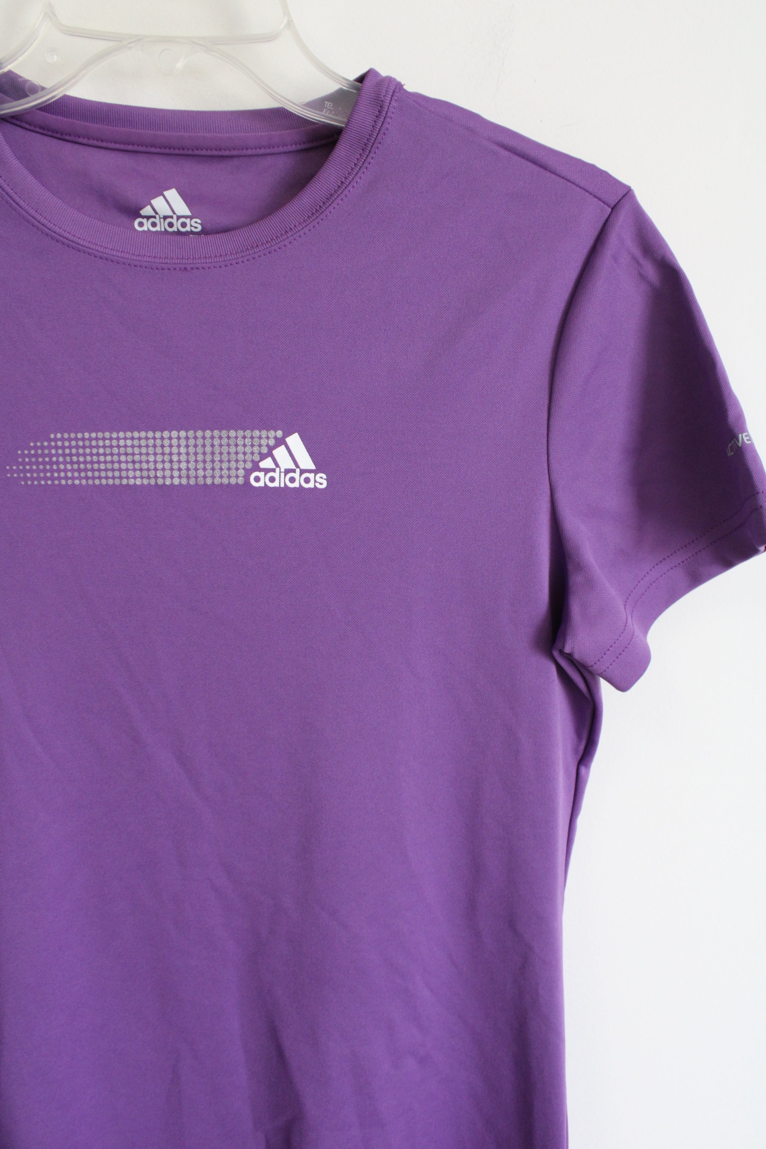 Adidas Purple Logo Athletic Shirt | M