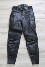 Xpert Sport Black Leather Tapered Pant | 30X28