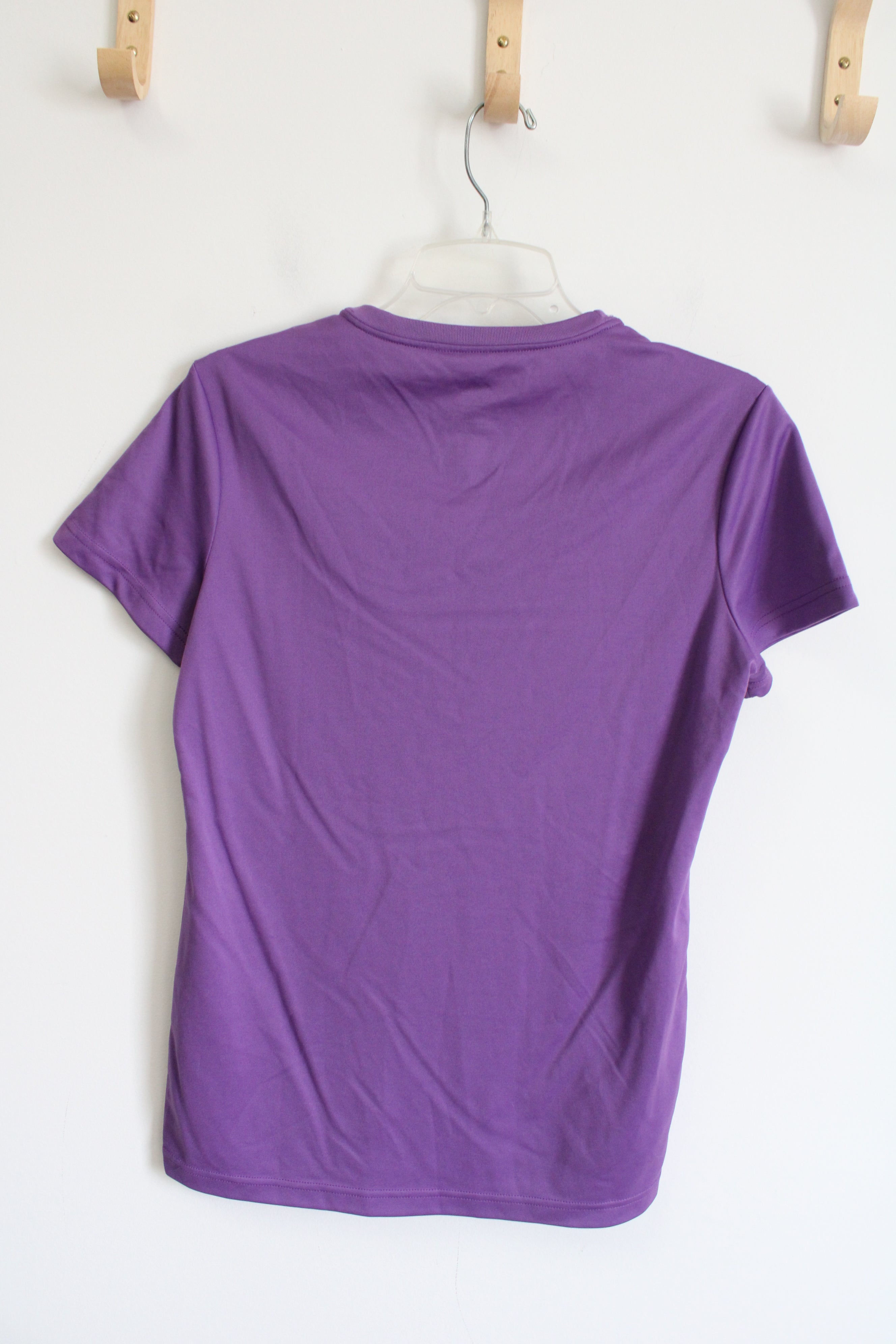 Adidas Purple Logo Athletic Shirt | M