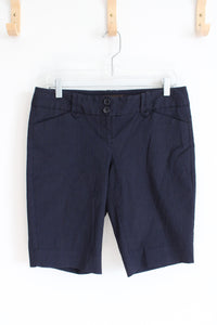 The Limited Exact Stretch Navy Striped Shorts | 6