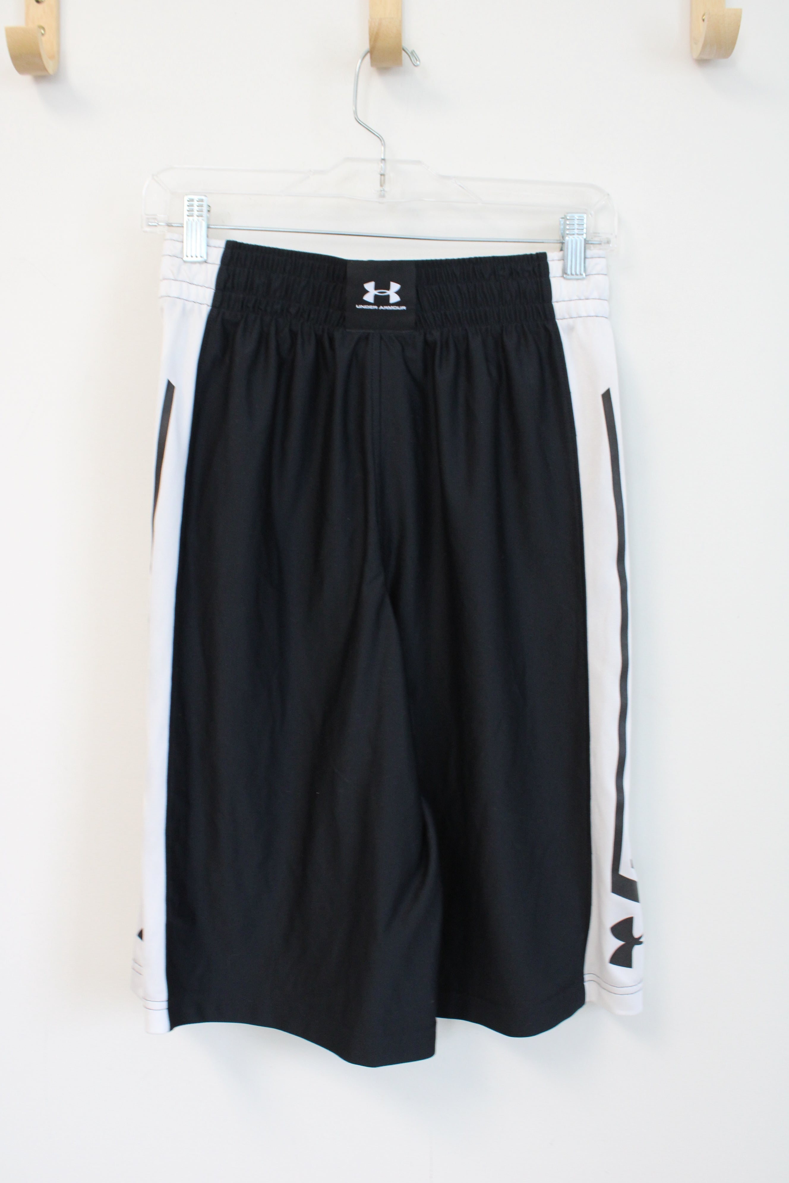 Under Armour Black & White Athletic Shorts | S