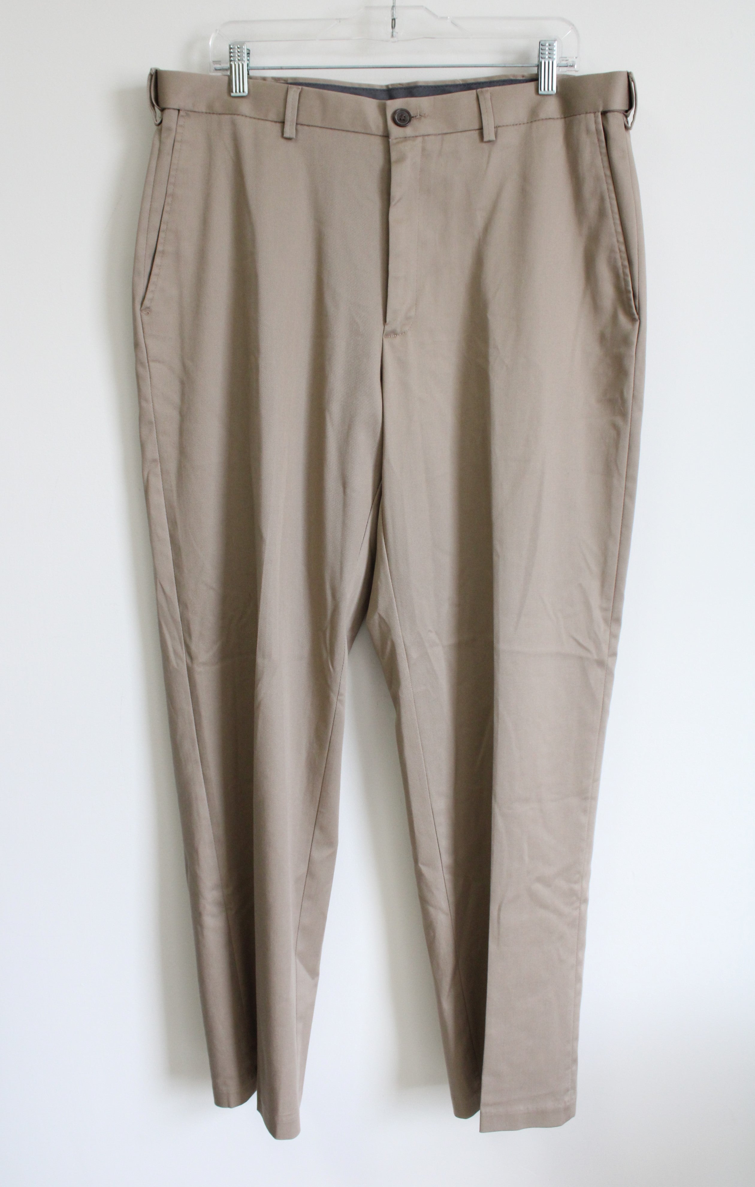 Haggar Classic Fit Premium No Iron Khaki Trouser Pants | 36X32