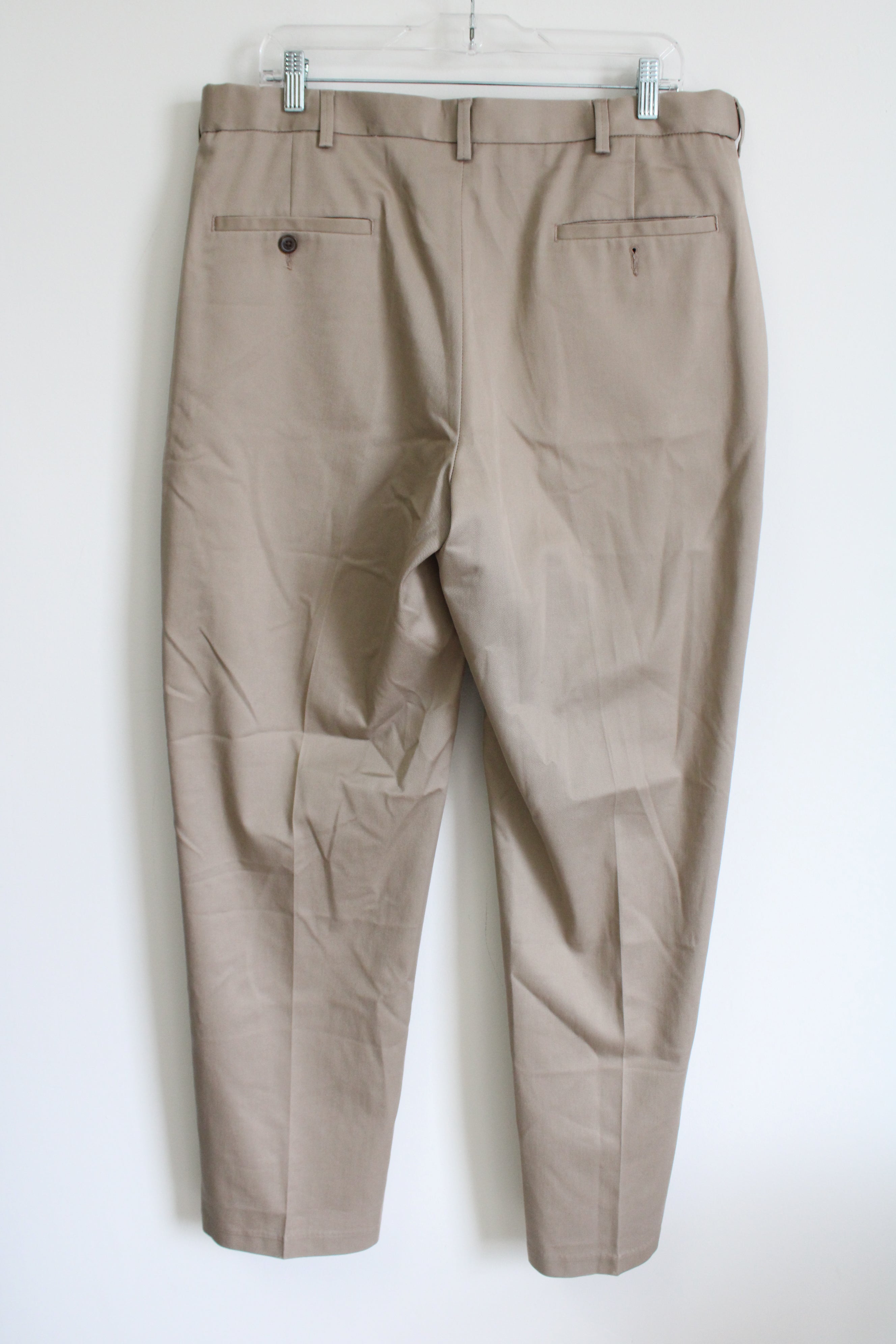 Haggar Classic Fit Premium No Iron Khaki Trouser Pants | 36X32