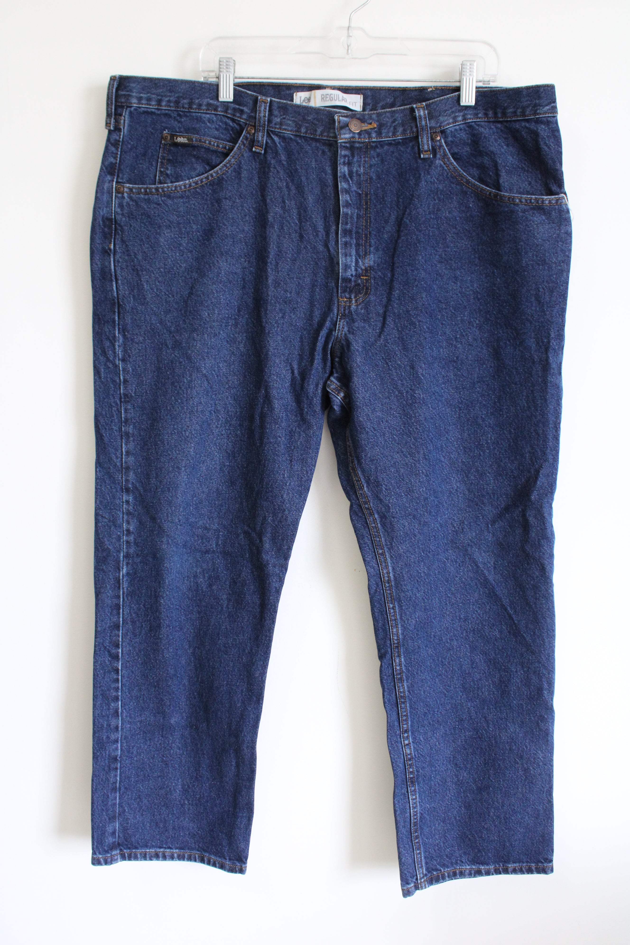 Lee Regular Fit Dark Wash Jeans | 42X30