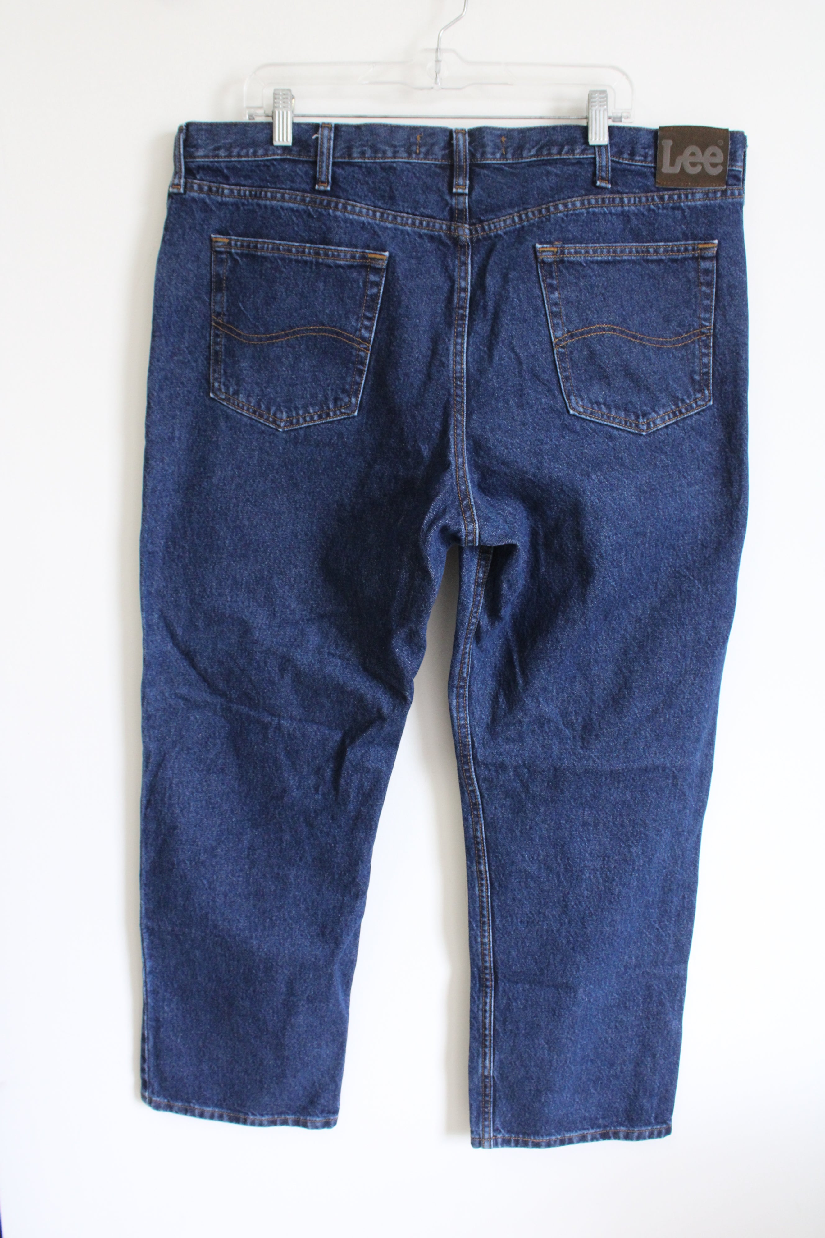 Lee Regular Fit Dark Wash Jeans | 42X30