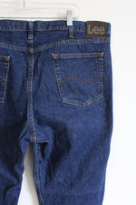 Lee Regular Fit Dark Wash Jeans | 42X30