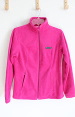 Columbia Pink Fleece Jacket | S