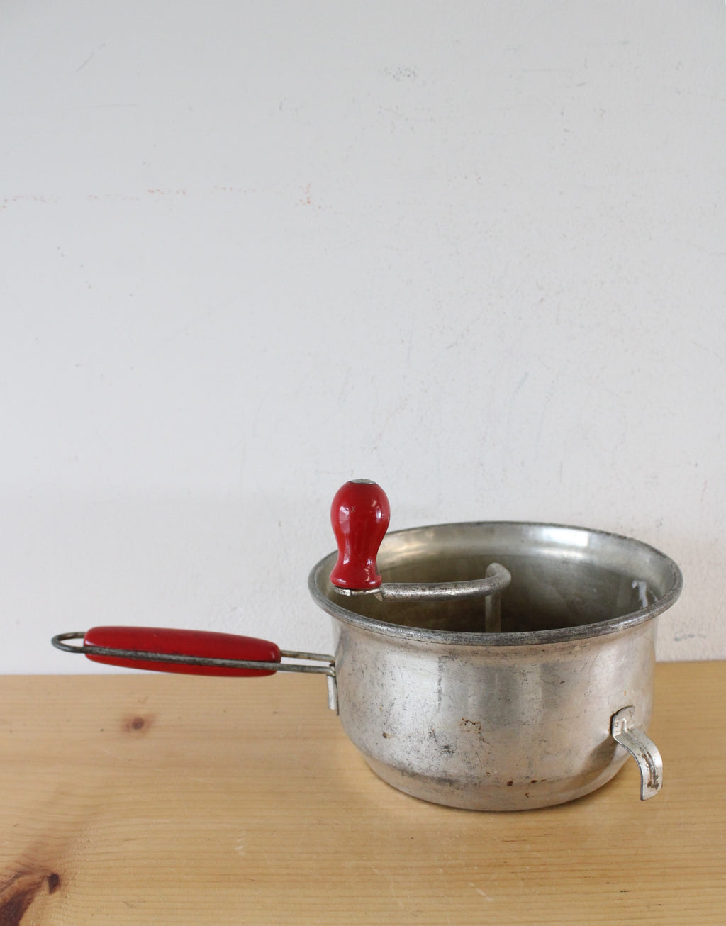 Vintage Foley Red Handled Crank Food Mill