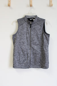 Chico's Weekends Gray Zip Up Vest | 1 (M/8)