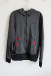 Nike Therma-Fit Dark Gray Fleece Lined Jacket | L