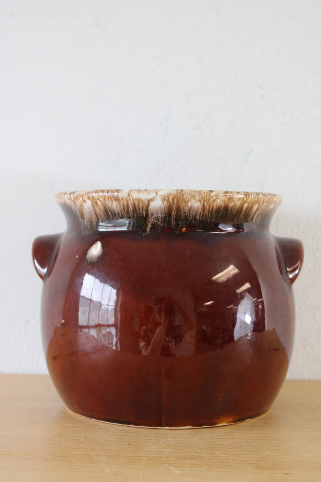 Hull Pottery Brown Crock