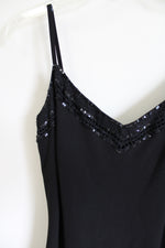 NEW Ralph Lauren Vintage Black Beaded Dress | 4