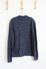 Express Blue Heathered Sweater | XL