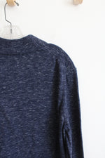 Express Blue Heathered Sweater | XL