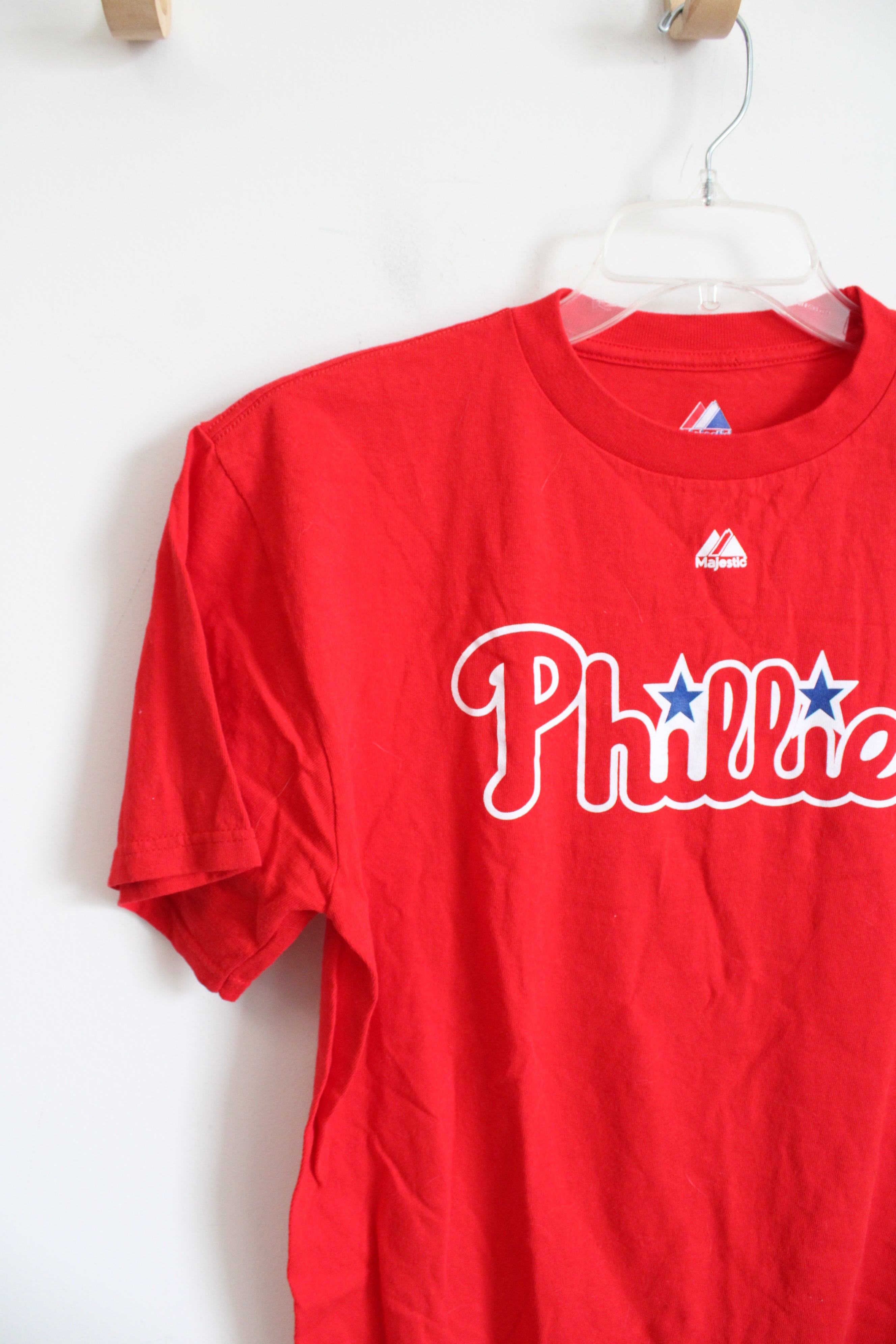 Majestic Red #26 Utley Phillies Shirt | XL