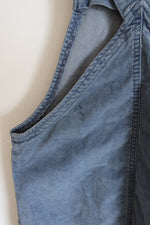 American Eagle Dusty Blue Corduroy Overall Dress | XS