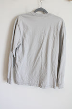 Carhartt Force Gray Long Sleeved Pocket Tee | S