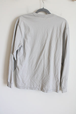 Carhartt Force Gray Long Sleeved Pocket Tee | S