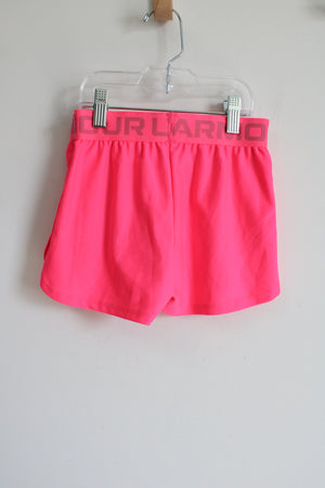 Under Armour Neon Pink Shorts | Youth S (8)