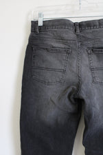 Wonder Nation Relaxed Black Wash Jeans | 12 Husky