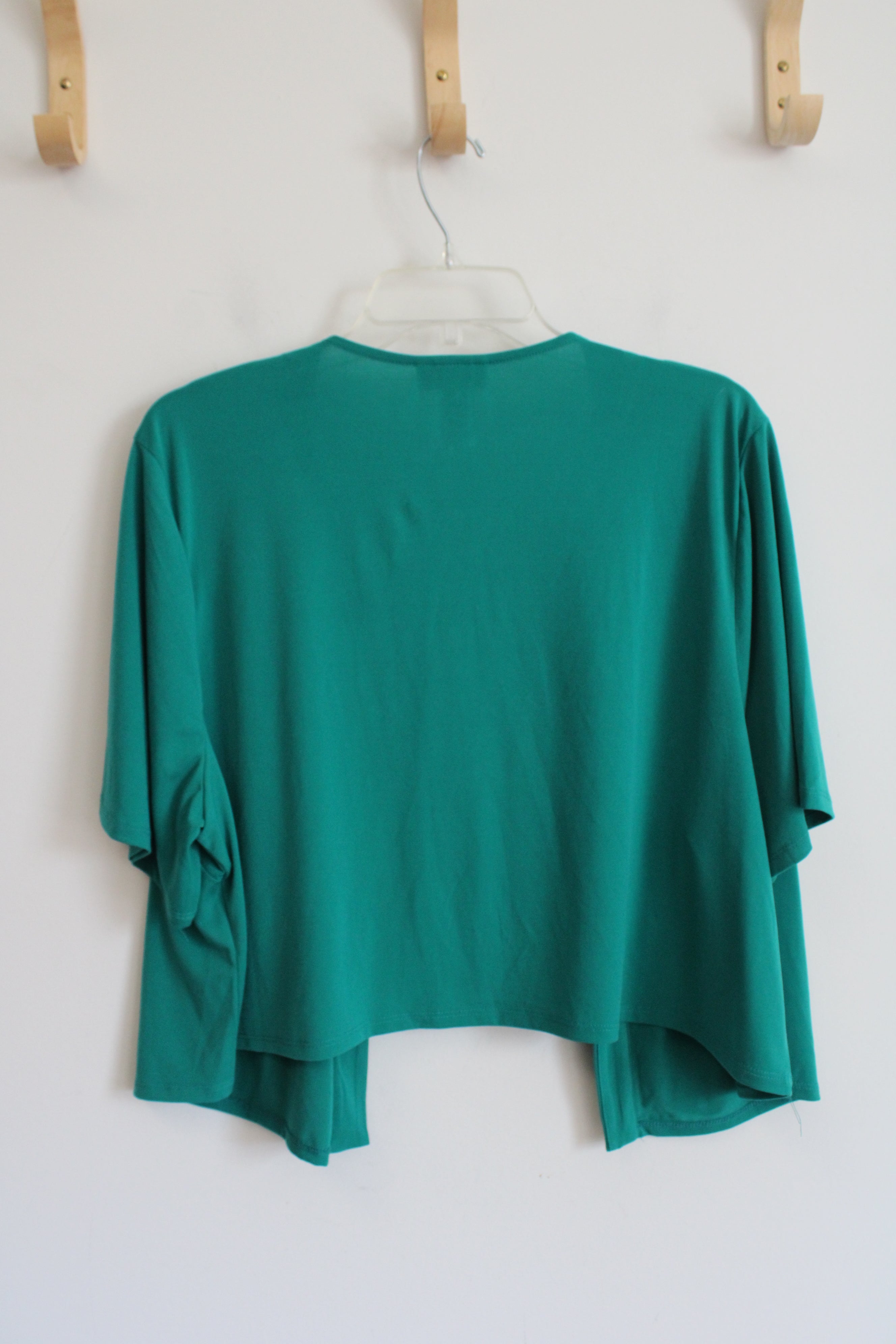 Catherines Green Knit Shrug | 1X (18/20)