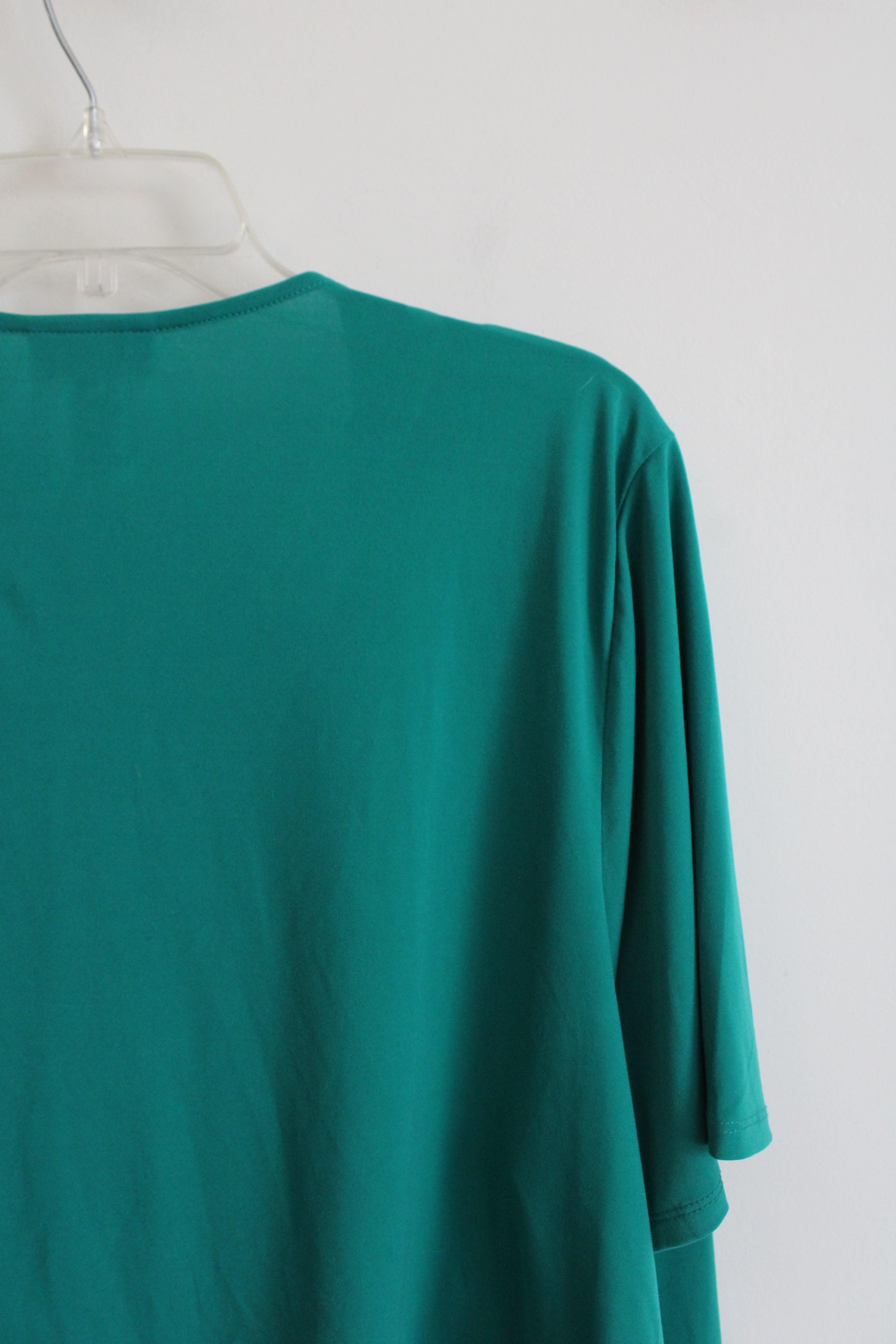 Catherines Green Knit Shrug | 1X (18/20)