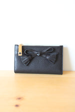 Kate Spade Hayes Street Mikey Black Bow Wallet