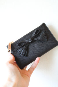 Kate Spade Hayes Street Mikey Black Bow Wallet