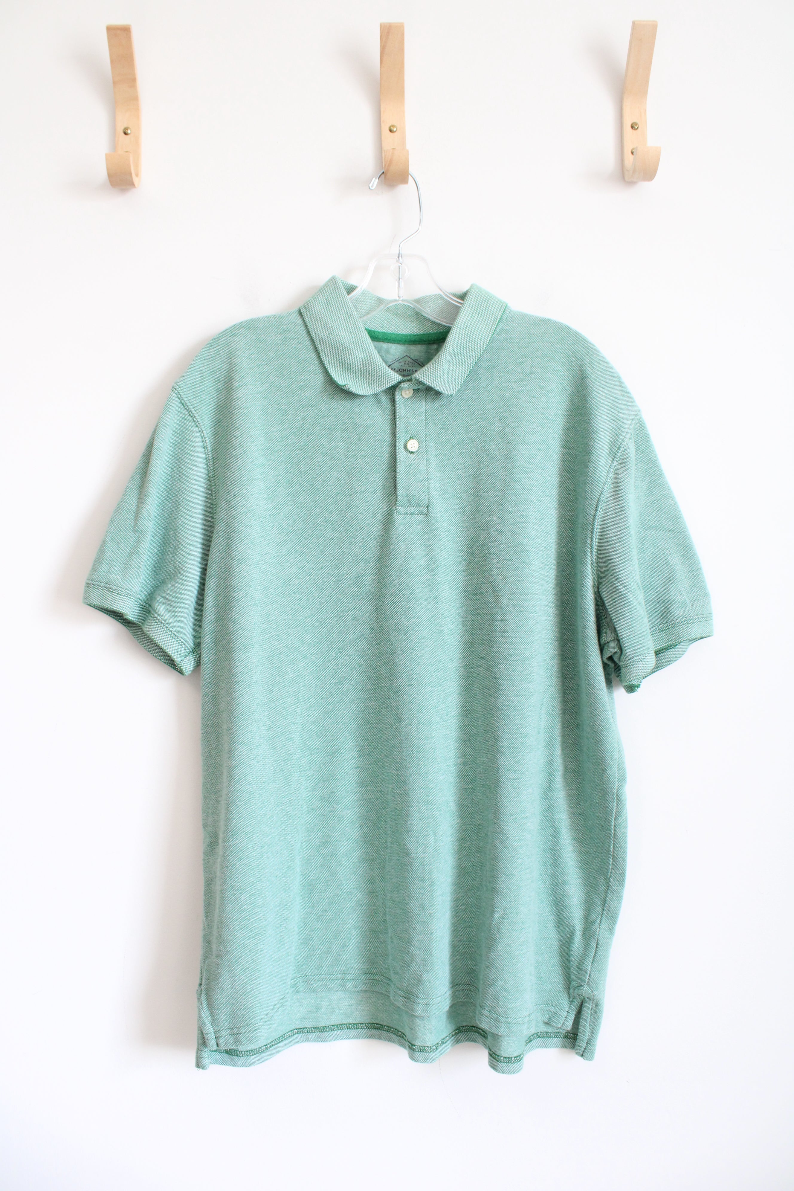 St. John's Bay Light Green Legacy Polo Shirt | L