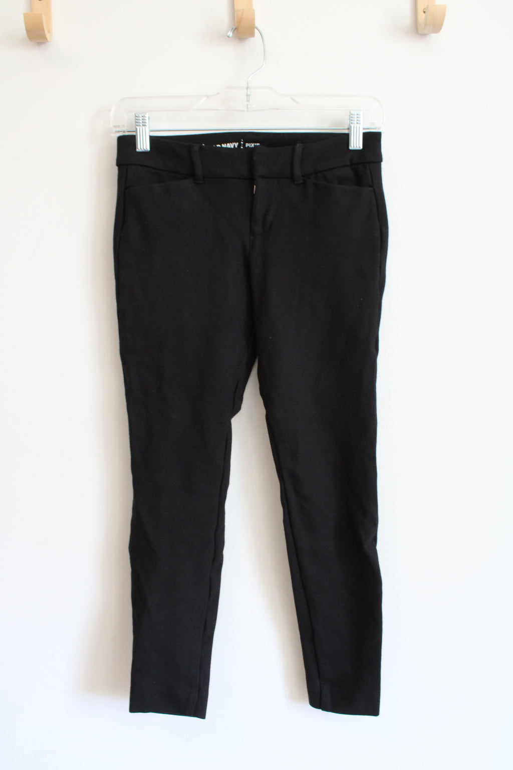 Old Navy Black Pixie Built-In-Sculpt Stretchy Pants | 0