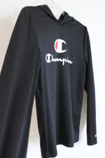 Champion Black Lightweight Hoodie | XL